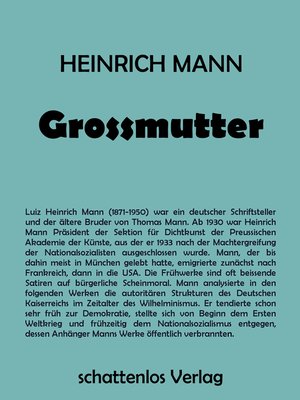 cover image of Grossmutter